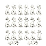 Maxbell 20 Pieces Dog Puppy Charms Pendant Finding Beads Making Accessories Craft