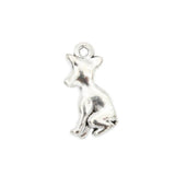 Maxbell 20 Pieces Dog Puppy Charms Pendant Finding Beads Making Accessories Craft