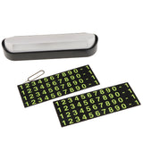 Maxbell Temporary Parking Card Magnetic Phone Number Plate Holder Sucker  Multicolor