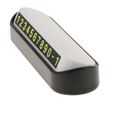 Maxbell Temporary Parking Card Magnetic Phone Number Plate Holder Sucker  Multicolor