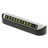 Maxbell Temporary Parking Card Magnetic Phone Number Plate Holder Sucker  Multicolor