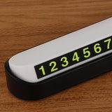 Maxbell Temporary Parking Card Magnetic Phone Number Plate Holder Sucker  Multicolor