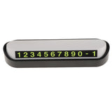 Maxbell Temporary Parking Card Magnetic Phone Number Plate Holder Sucker  Multicolor