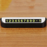 Maxbell Temporary Parking Card Magnetic Phone Number Plate Holder Sucker  Multicolor
