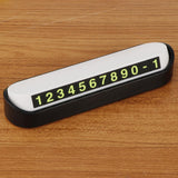 Maxbell Temporary Parking Card Magnetic Phone Number Plate Holder Sucker  Multicolor