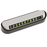 Maxbell Temporary Parking Card Magnetic Phone Number Plate Holder Sucker  Multicolor