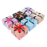 Maxbell 6pcs Cardboard Paper Bowknot Jewelry Gift Box Watch Ring Storage Cases Type7