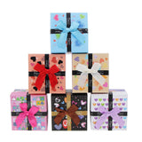 Maxbell 6pcs Cardboard Paper Bowknot Jewelry Gift Box Watch Ring Storage Cases Type7