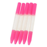 Maxbell 5x Plastic Pink Watch Clock Grandfather Clocks Oil Pen for Oiler Repair Tool