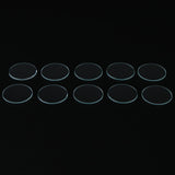 Maxbell 10pcs 1mm Thick Clear Flat Mineral Glass Watch Replace Part Watchmaker 24.5-