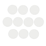 Maxbell 10pcs 1mm Thick Clear Flat Mineral Glass Watch Replace Part Watchmaker 17.5
