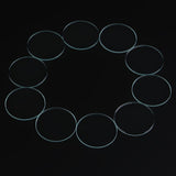 Maxbell 10pcs 1mm Thick Clear Flat Mineral Glass Watch Replace Part Watchmaker 31.5