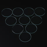 Maxbell 10pcs 1mm Thick Clear Flat Mineral Glass Watch Replace Part Watchmaker 25.5