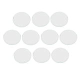 Maxbell 10pcs 1mm Thick Clear Flat Mineral Glass Watch Replace Part Watchmaker 30.5