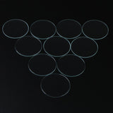 Maxbell 10 Pieces 1mm Thick Flat Mineral Glass Watch Replace Parts Watchmaker 40.5mm