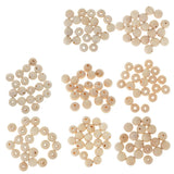 Maxbell 20 Pieces Round Wood Beads Loose Spacer Beads for Jewelry Crafting 14mm