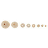 Maxbell 20 Pieces Round Wood Beads Loose Spacer Beads for Jewelry Crafting 14mm