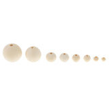 Maxbell 20 Pieces Round Wood Beads Loose Spacer Beads for Jewelry Crafting 14mm