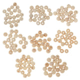 Maxbell 20 Pieces Round Wood Beads Loose Spacer Beads for Jewelry Crafting 14mm