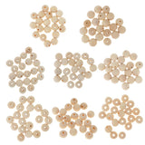 Maxbell 20 Pieces Round Wood Beads Loose Spacer Beads for Jewelry Crafting 14mm