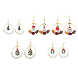 Maxbell Christmas Lovely Drop Crystal Dangle Earrings Xmas Holiday Gifts 65x45mm 1