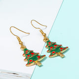 Maxbell Christmas Themed Necklaces Earrings Jewelry Set Kids Gift Xmas Tree