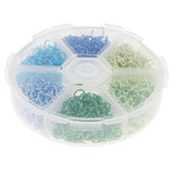 Maxbell Colorful Aluminum Wire Open Jump Rings for jewelry Making Accessories Set 1