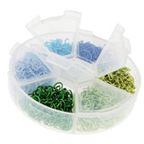 Maxbell Colorful Aluminum Wire Open Jump Rings for jewelry Making Accessories Set 1