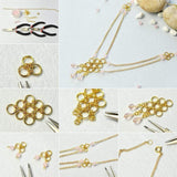 Maxbell Colorful Aluminum Wire Open Jump Rings for jewelry Making Accessories Set 1