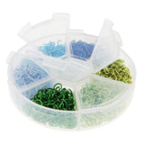 Maxbell Colorful Aluminum Wire Open Jump Rings for jewelry Making Accessories Set 1