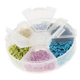 Maxbell Colorful Aluminum Wire Open Jump Rings for jewelry Making Accessories Set 2