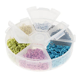 Maxbell Colorful Aluminum Wire Open Jump Rings for jewelry Making Accessories Set 2