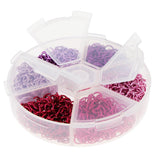 Maxbell Colorful Aluminum Wire Open Jump Rings for jewelry Making Accessories Set 3