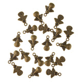 Maxbell 20pcs Angel Pendants Charms Beads Halloween Jewelry Findings  Antique Silver