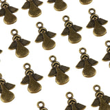 Maxbell 20pcs Angel Pendants Charms Beads Halloween Jewelry Findings  Antique Silver