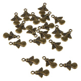 Maxbell 20pcs Angel Pendants Charms Beads Halloween Jewelry Findings  Antique Silver