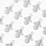 Maxbell 20pcs Angel Pendants Charms Beads Halloween Jewelry Findings  Antique Bronze