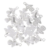 Maxbell 20pcs Angel Pendants Charms Beads Halloween Jewelry Findings  Antique Bronze