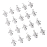 Maxbell 20pcs Angel Pendants Charms Beads Halloween Jewelry Findings  Antique Bronze