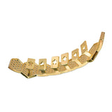 Maxbell Micro Zircon Vampire Top 8 Teeth Fang Grills Hiphop Mouth Grill Gold