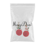 Maxbell Christmas Tree and Santa Claus Snowman Ear Studs Asymmetry Earrings Type2