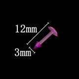 Maxbell 20Pcs Mix Colour Cone Shape Lip Tongue Bar Stud Ring Straight Piercing