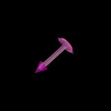 Maxbell 20Pcs Mix Colour Cone Shape Lip Tongue Bar Stud Ring Straight Piercing