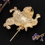Maxbell Enamel Crystal Christmas Brooch Pin Xmas Party Ornaments Gift Santa Claus