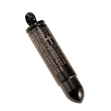 Maxbell Stainless Steel Cross Bible Bullet Cremation Ashes Urn Pendant Black
