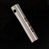 Maxbell Cylinder Pillar Stainless Steel Urn Cremation Family Keepsake Pendant Dad