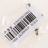 Maxbell Stainless Steel Crystal Love Heart Cross Urn Pendant Ashes Keepsake White