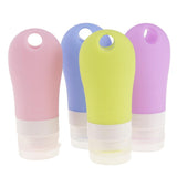 Maxbell 4 Pcs Portable Refillable Silicone Empty Cosmetic Containers for Travel 60ml
