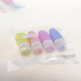 Maxbell 4 Pcs Portable Refillable Silicone Empty Cosmetic Containers for Travel 60ml
