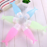 Maxbell 4 Pieces Silicone Mini Shampoo Sample Cosmetic Bottle Travel Containers 48ml